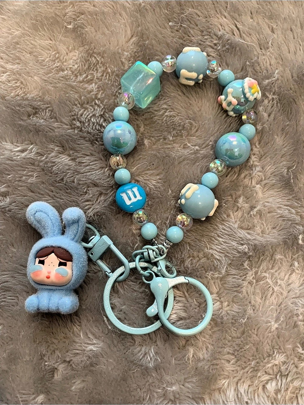 CryBaby Beaded Keychain Charm